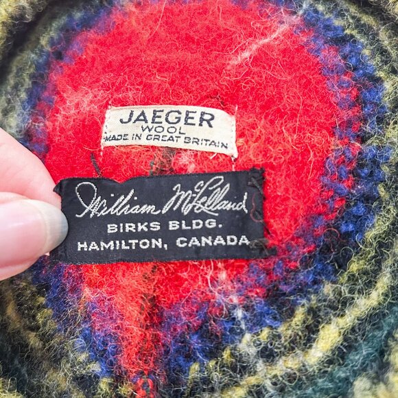 Jaeger/William McClelland Hat & Mackintosh Elgin Scarf, Vintage - Picture 5 of 9